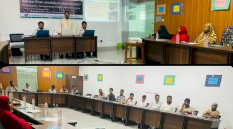 বগুড়ায় গাক এর জলবায়ু পরিবর্তন বিষয়ক প্রশিক্ষণ অনুষ্ঠিত