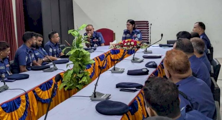 পুলিশ সুপার, গাইবান্ধা মহোদয়ের পলাশবাড়ী থানা পরিদর্শন