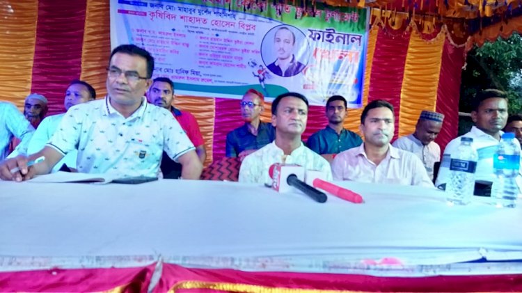 মনোহরদীতে আরাফাত রহমান কোকো স্মৃতি ফুটবল টুর্নামেন্ট-২০২৫ এর ফাইনাল খেলা অনুষ্ঠিত