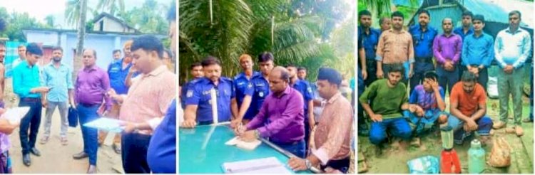 কেশবপুরে ভেজাল দুধ উৎপন্ন করে বিক্রি  করার অপরাধে ৩ লক্ষ টাকা জরিমানা