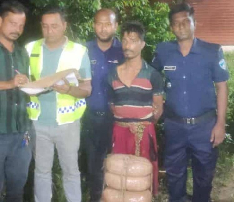 বুড়িচংয়ে ১২ কেজি গাঁজাসহ যুবদল নেতা আটক