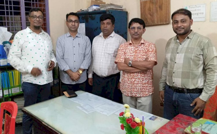 টিএমএসএসের সেক্টর প্রধানের বালিয়াডাঙ্গী শাখা পরিদর্শন