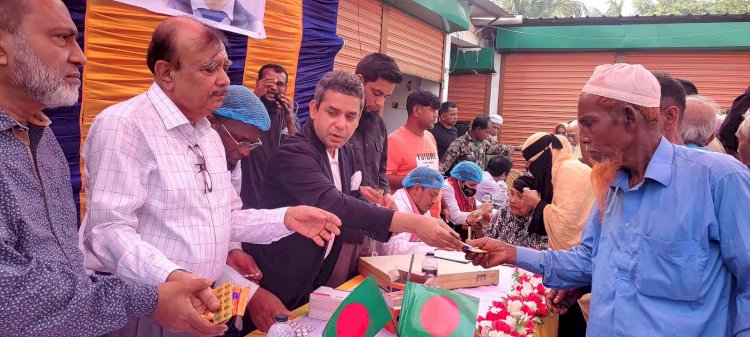 হোমনায় বিএনপির মনোনয়ন প্রত্যাশী মনোয়ার সরকারের উদ্যোগে ফ্রি মেডিকেল ও চক্ষু চিকিৎসা ক্যাম্প অনুষ্ঠিত