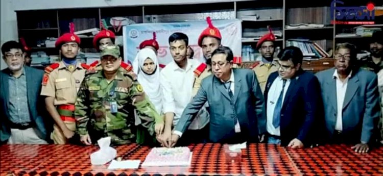 পাবনার বেড়া মাশুন্দিয়া ভবানীপুর খন্দকার জোবেদা বেগম ডিগ্রি কলেজে বিএনসিসি প্লাটুনের আনুষ্ঠানিক উদ্বোধন