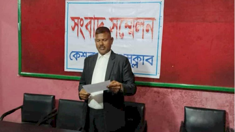 কেশবপুরে ভাইপোর বিরুদ্ধে চাচার সংবাদ  সম্মেলন