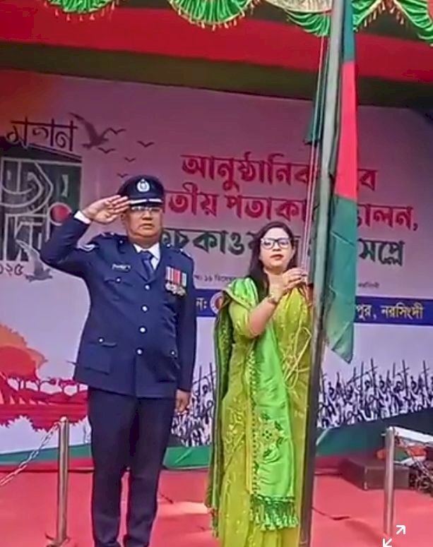 নরসিংদীর শিবপুর প্রশাসন এর উদ্যোগে বিজয় দিবস পালিত