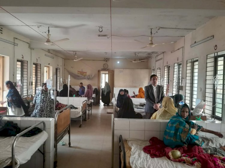 বুড়িচংয়ে সরকারি হাসপাতালে ঠান্ডাজনিত রোগীর চাপ