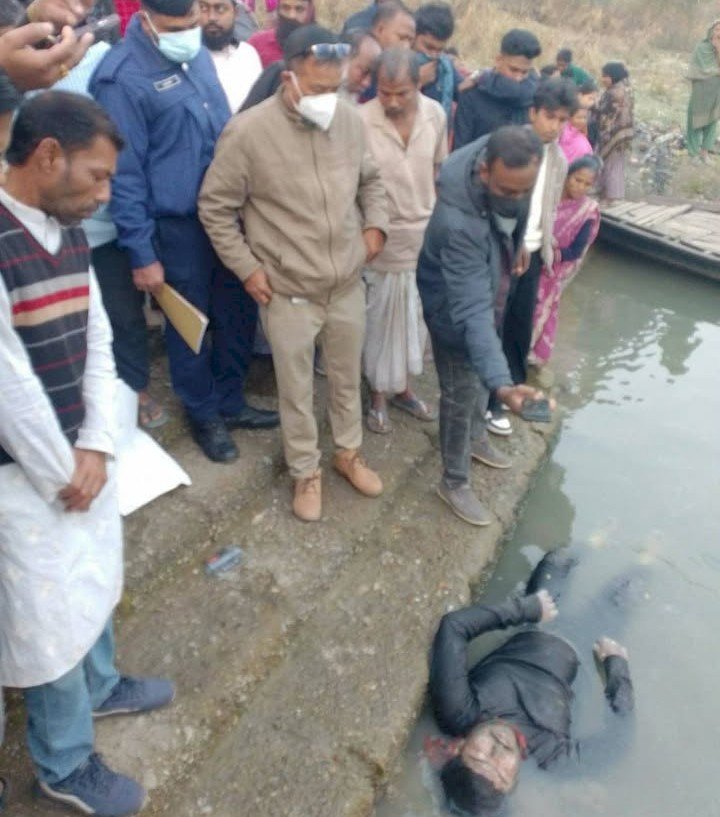 নওগাঁ কালিতলা মহাশ্মশানের পাশ্ববর্তী  নদী থেকে সংখ্যা লঘু হিন্দু যুবকের  ভাসমান মরদেহ উদ্ধার