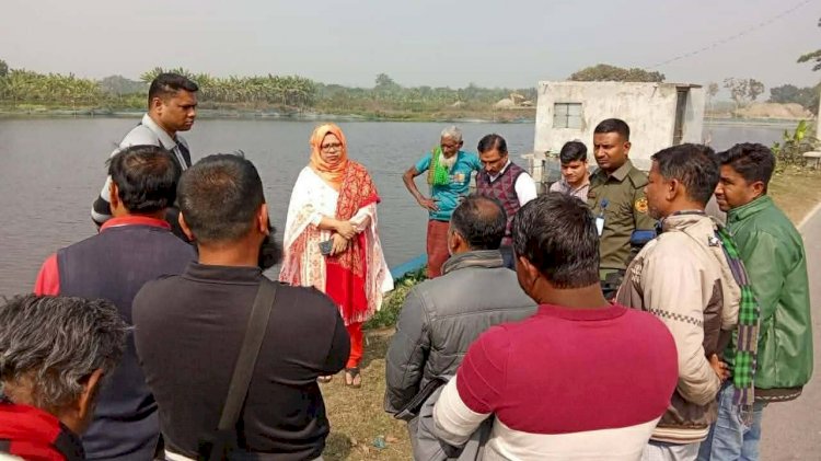 কেশবপুরে মুরগির বিষ্ঠা মাছের খাবার হিসেবে  ব্যবহার করায় ৫০ হাজার টাকা জরিমানা