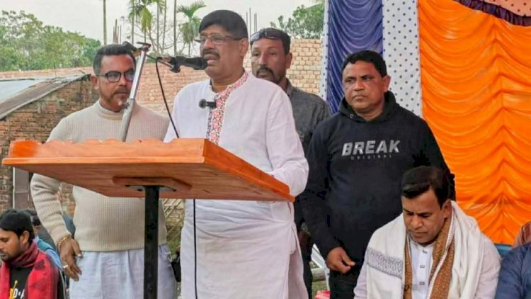 কেশবপুরে ধানের শীষ প্রতীকের প্রার্থী আলহাজ্ব আবুল হোসেন আজাদের ২য় জনসভা পাঁজিয়ায় 