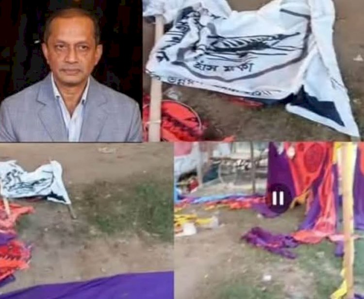 নরসিংদী ৩ শিবপুরে স্বতন্ত্র প্রার্থীর নির্বাচনী ক্যাম্প