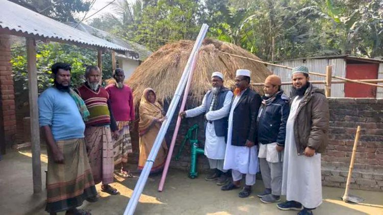 নব নির্বাচিত জামায়াত এমপির উদ্দ্যেগে বিশুদ্ধ পানি পানের জন্য টিউবওয়েল প্রদান