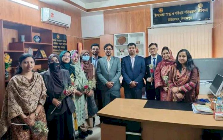 আটজন মেডিকেল অফিসারের যোগদান।