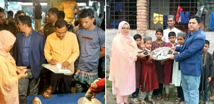 কেশবপুরে জাটকা ইলিশ মাছ বিক্রির  অপরাধে এক ব্যবসায়ীকে অর্থদন্ড