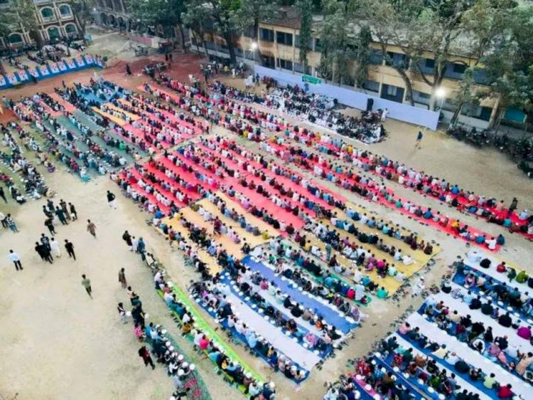 রাণীরবন্দর ইছামতি ডিগ্রি কলেজে ১ নং নশরতপুর ইউনিয়ন বিএনপির উদ্যাগে ইফতার ও দোয়া মাহফিল অনুষ্ঠিত হয়েছে