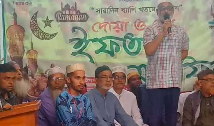 পটুয়াখালীর মির্জাগঞ্জে  যুব সমাজের উদ্যগে দোয়া ও গন ইফতার অনুষ্ঠিত