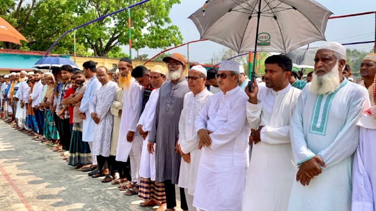 রাষ্ট্রীয় মর্যাদায় বীর মুক্তিযোদ্ধা শামসুজ্জোহার বিদায়, উপস্থিত ছিলেন এমপি শফিকুল হক মিলন