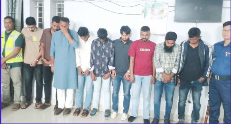 বুড়িচংয়ে চেকপোস্টে অভিযান: ৯ মাদকসেবী গ্রেফতার