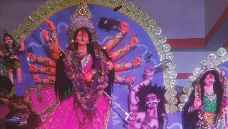 কেশবপুরে ৭টি মন্দিরে যাকজমকপূর্ণ পরিবেশে  শ্রী শ্রী বাসন্তী পূজা সমাপ্ত হয়েছে