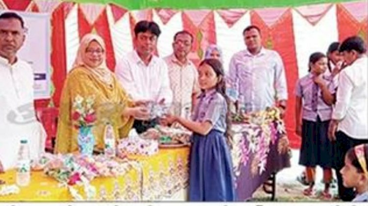 কেশবপুরে স্কুল ফিডিং কর্মসূচি উদ্বোধন