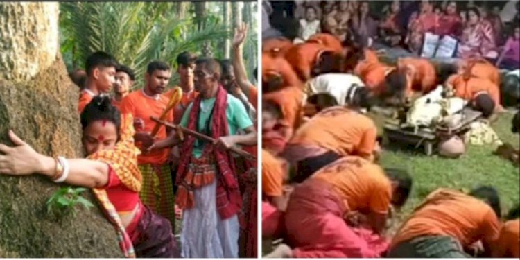 কেশবপুরের বিভিন্ন অঞ্চলে জাকজমকপূর্ণভাবে  চড়ক পূজা অনুষ্ঠিত হয়েছে