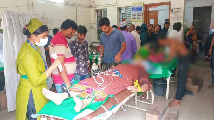 নড়াইলে পাম্প থেকে তেল নিয়ে বাড়ি ফেরার পথে কৃষাণীর মৃত্যু