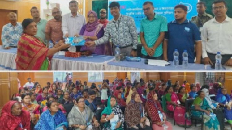 কেশবপুরে নারী দুগ্ধ খামারীদের আধুনিক ডেইরি ব্যবস্থাপনা