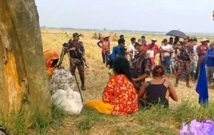 নওগাঁর শাপাহার উপজেলার হাঁপানিয়া কলমুডাঙ্গা সীমান্তে নারী ও শিশুসহ ১৭ জনকে পুশইন চেষ্টা