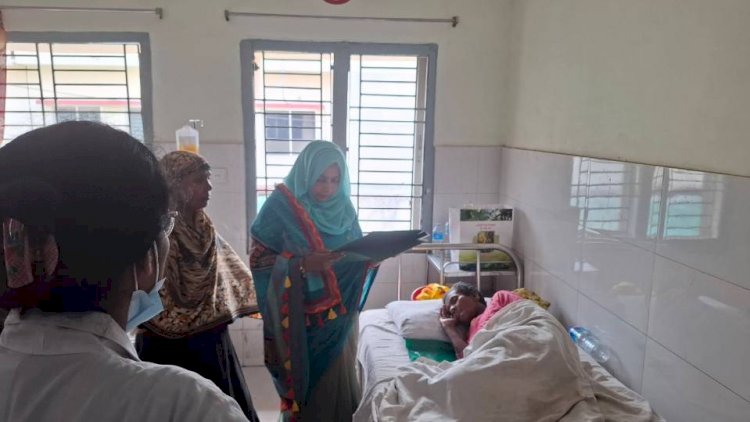 মানবতার ফেরিওয়ালা, নরসিংদীর ইউ এন ও,অসহায় মানুষের পাশে দাড়ালেন