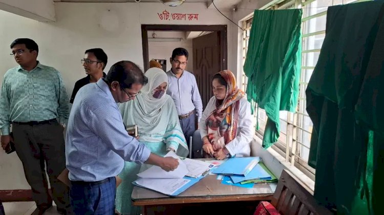 নরসিংদীর গ্রীন লাইফ (প্রা:)হাসপাতালে মোবাইল কোর্ট। অর্থ দন্ড,এক্সরে কক্ষটি সিলগালা