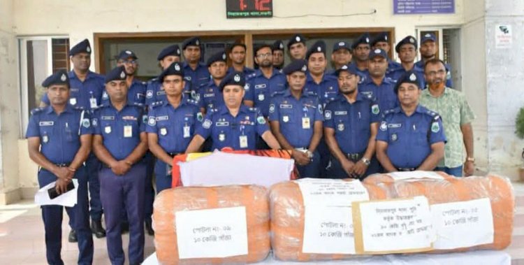 নওগাঁ ছয় মাসে মাদকবিরোধী বিশেষ  অভিযান দুই কোটি টাকার মাদক উদ্ধারসহ ৭৩৩জন গ্রেফতার