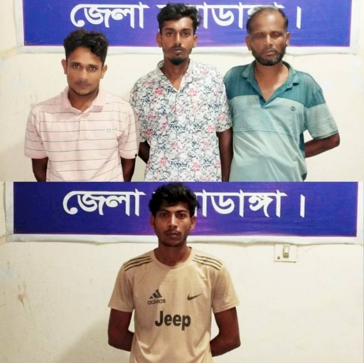 আলমডাঙ্গায় মাদকবিরোধী অভিযানে ৪ কারবারি গ্রেফতার  টাপেন্টাডল ও ইয়াবাসহ আটক, আদালতের বিচারে বিভিন্ন মেয়াদে সাজা