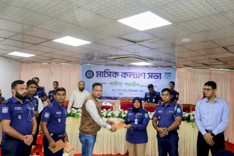 মাদক উদ্ধারকারী ও অপরাধ নিয়ন্ত্রণে ভূমিকা রাখায় ঢাকা জেলা পুলিশের সম্মাননা পেলেন ডিবি এসআই মতিউর রহমান