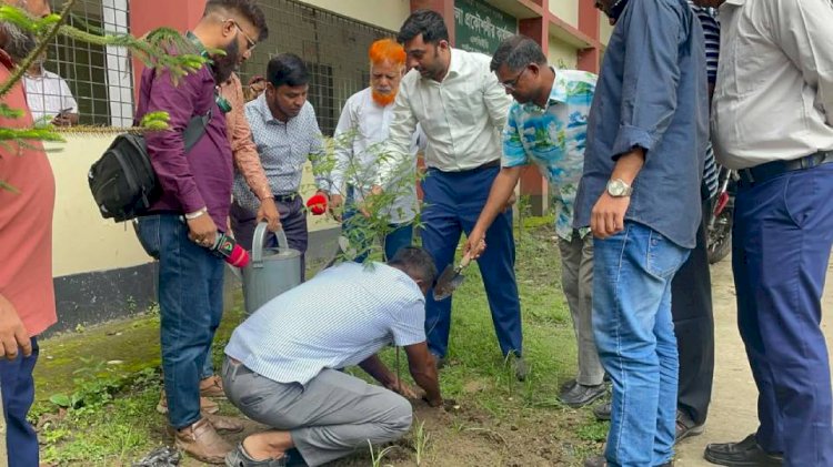 গাজীপুরে জেলা রিপোর্টার্স ফোরামের ৫ শতাধিক বৃক্ষরোপণ কর্মসূচির উদ্বোধন
