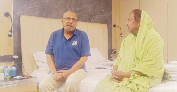 বিসিপিএস প্রেসিডেন্ট প্রফেসর ডা. মওদুদ হোসেন আলমগীর পাভেলের সঙ্গে অধ্যাপিকা ড. হোসনে-আরা বেগমের মতবিনিময়