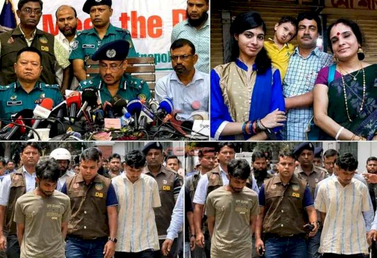রংপুরের সাবেক শিক্ষক গণপতি চক্রবর্তীসহ একই পরিবারের চারজনকে হত্যার ঘটনায় দুজনকে গ্রেফতার করেছে আইনশৃঙ্খলা বাহিনী। প্রাথমিক জিজ্ঞাসাবাদে তারা হত্যাকাণ্ডের পর ওই বাড়িতেই গোসল, খেজুর ও শসা খাওয়াসহ ঘটনার বিস্তারিত বর্ণনা দিয়েছেন