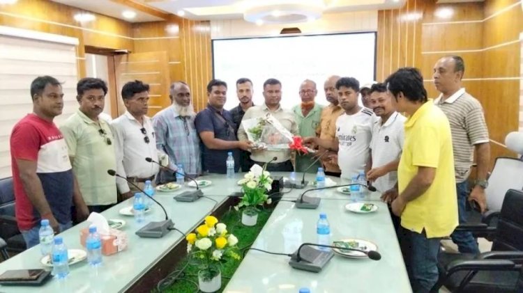 বালিয়াকান্দিতে নবাগত ইউএনওর সঙ্গে সাংবাদিকদের মতবিনিময়