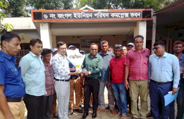 বালিয়াকান্দিতে অনলাইন জন্ম নিবন্ধন ও উন্নয়ন প্রকল্প পরিদর্শন