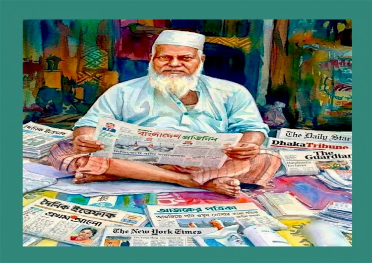 নওগাঁর কিংবদন্তি সংবাদপত্র এজেন্ট   জাকের আলী
