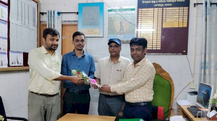 কেশবপুর স্বাস্থ্য কমপ্লেক্সে যোগদানকৃত  তিন জন ডাক্তারের সম্মানে সংবর্ধনা