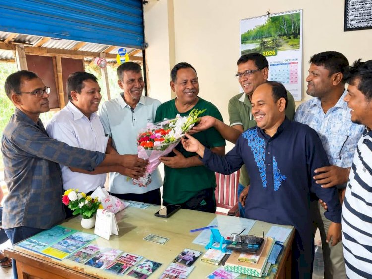 একেএম সেলিম রেজা হাবিব এমপি'কে মাসুন্দিয়া খন্দকার জোবেদা বেগম ডিগ্রি কলেজের শুভেচ্ছা