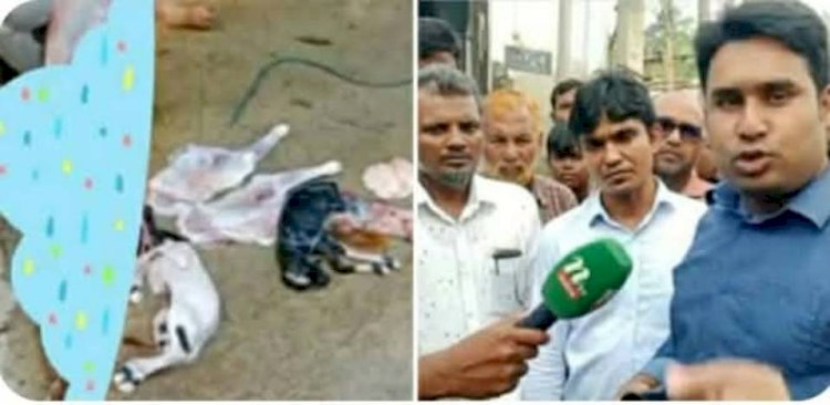 কেশবপুর বড় বাজারে গর্ভবতী ছাগল জবাই, কসাইয়ের বিরুদ্ধে ব্যবস্থা নেওয়ার দাবি