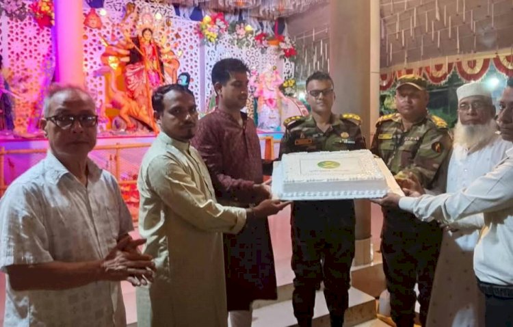 বিলাইছড়িতে শারদীয় দুর্গাপূজার মহাষ্টমী উদযাপন