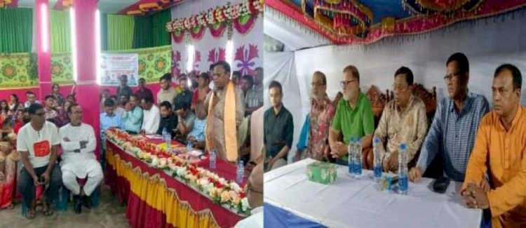 মির্জাগঞ্জে দুর্গাপূজার মণ্ডপ পরিদর্শনে পটুয়াখালী জেলা বিএনপি সভাপতি স্নেহাংশু সরকার কুট্টি