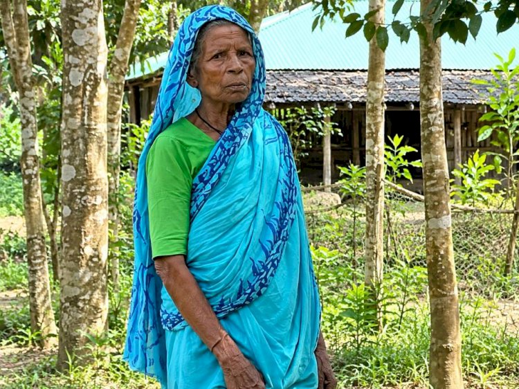 ৫ একর জমি হারিয়ে পথে পথে ভিক্ষা করছেন মাহামুদা বেগম
